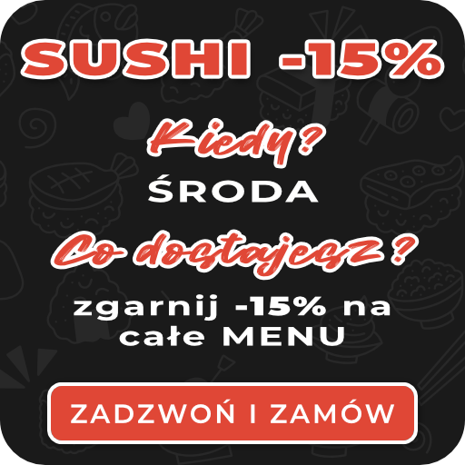 Sushi promocja, sushi Katowice, sushi dowóz